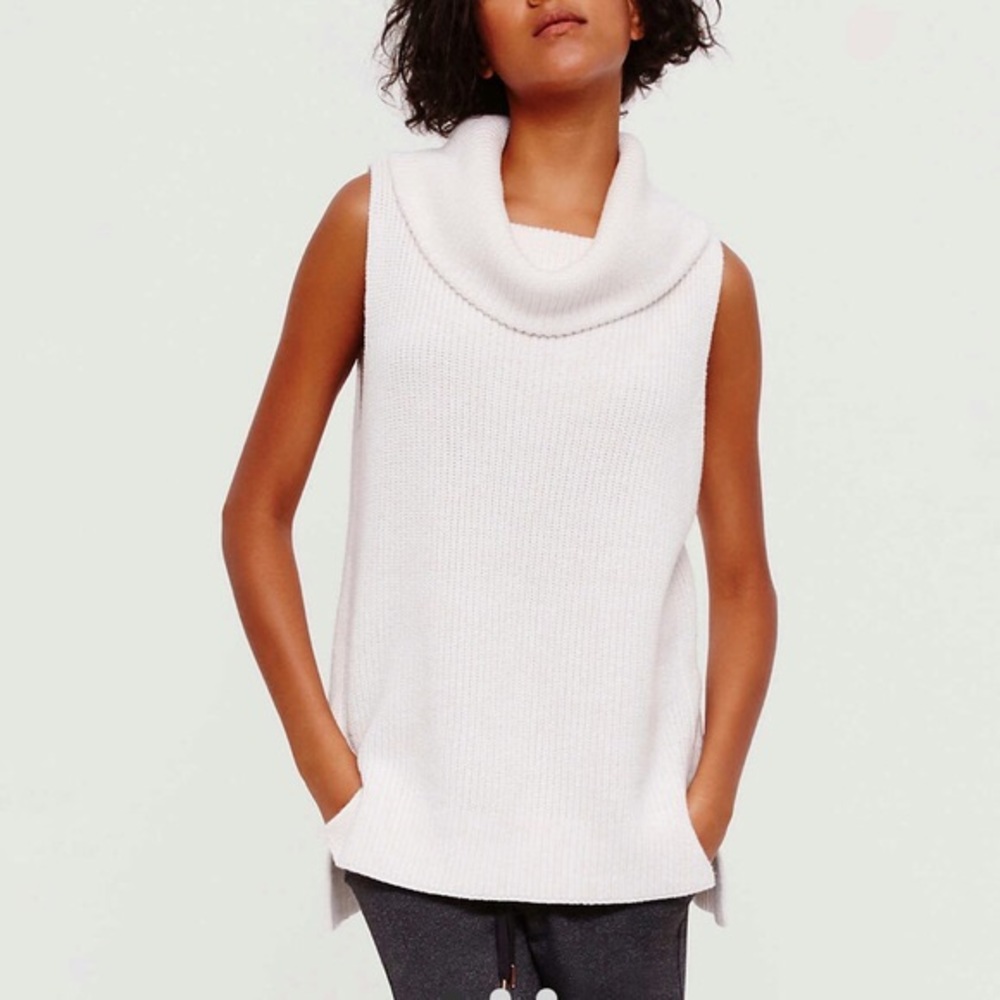 Loft Lou & grey cowl neck sleeveless sweater